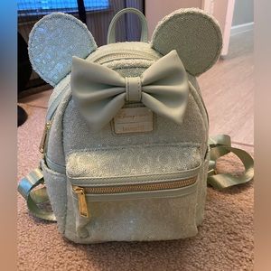 NWT Disney Loungefly Backpack in Mint Green